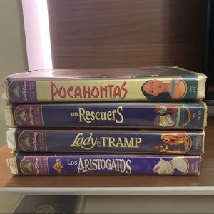 Classic Disney VHS Movies